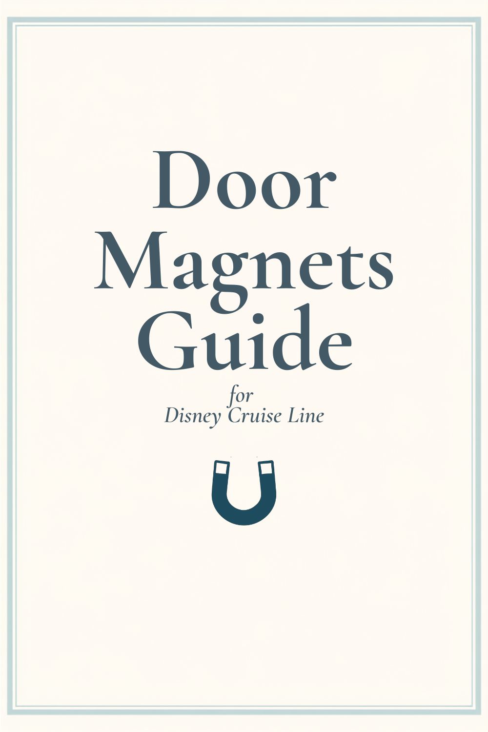 Disney Cruise Door Magnets: Why Everyone Does It - Pinterest pin